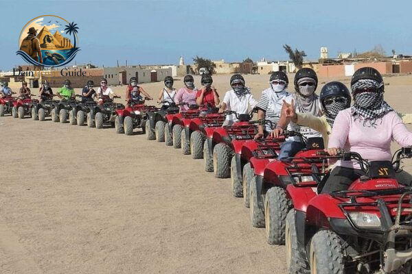 Kompakte Quad Safari ab Marsa Alam mit Beduinendorf und Sonnenuntergang
