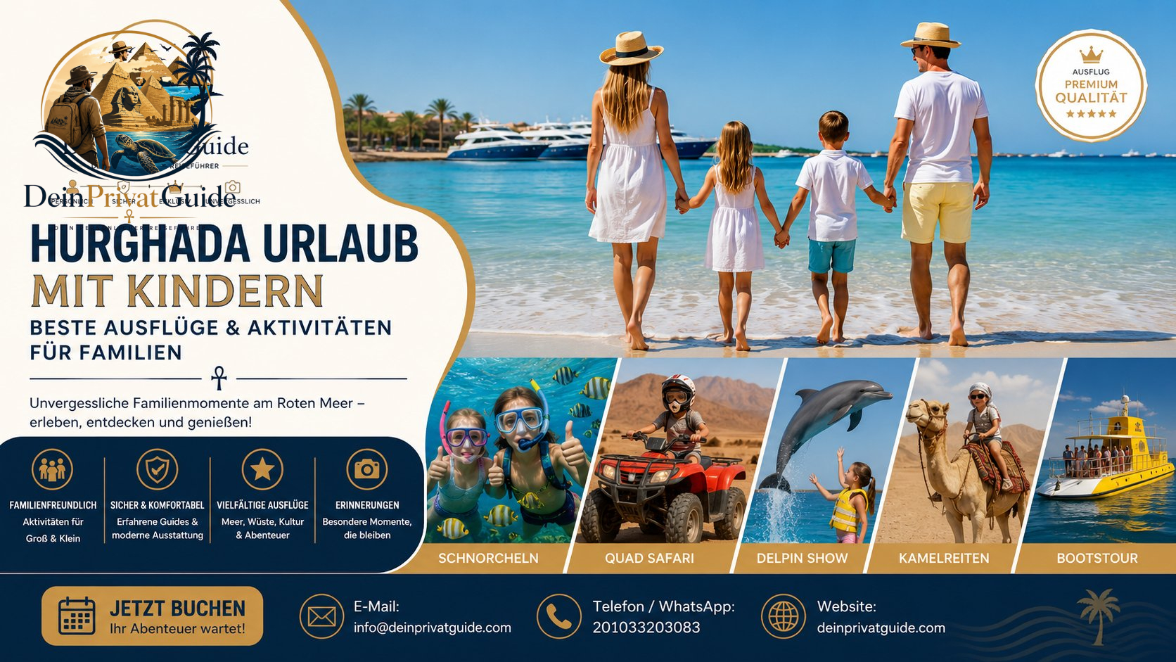 Hurghada Urlaub mit Kindern – Beste Ausflüge & Aktivitäten für Familien