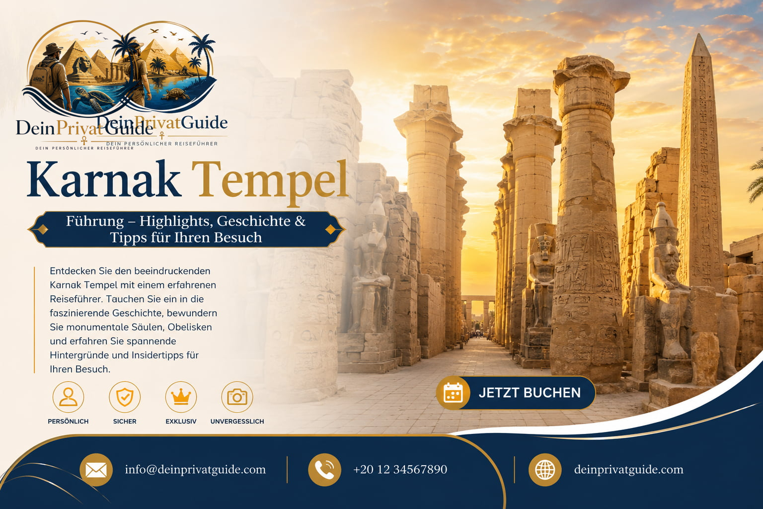 Karnak Tempel Führung – Highlights, Geschichte & Tipps für Ihren Besuch