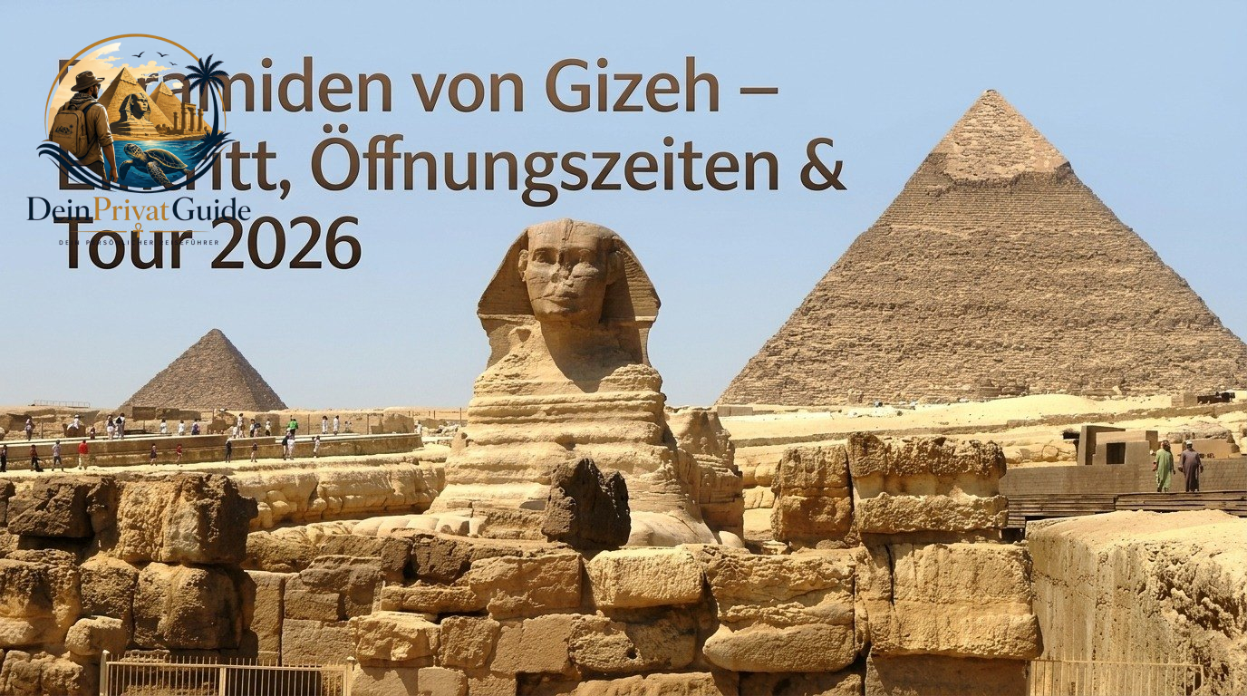 Pyramiden von Gizeh – Eintritt, Öffnungszeiten & private Tour 2026