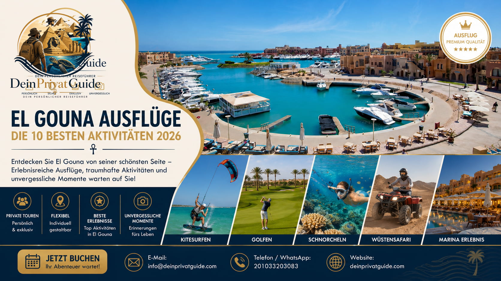 El Gouna Ausflüge – Die 10 besten Aktivitäten 2026
