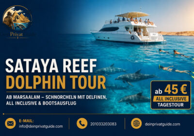 Sataya Reef Dolphin Tour ab MarsaAlam – Schnorcheln mit Delfinen,All Inclusive & Boots ausflug