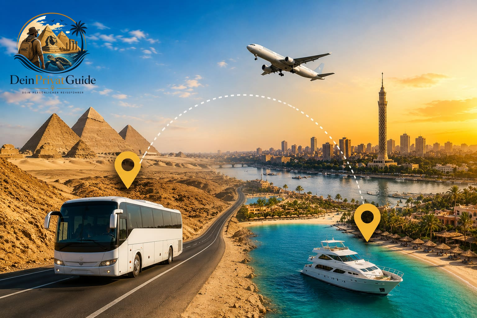 Entfernung Hurghada nach Kairo – Kilometer,Fahrzeit,Bus, Flug & Tagesausflug