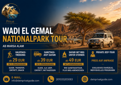 Wadi El Gemal Nationalpark Tour ab Marsa Alam