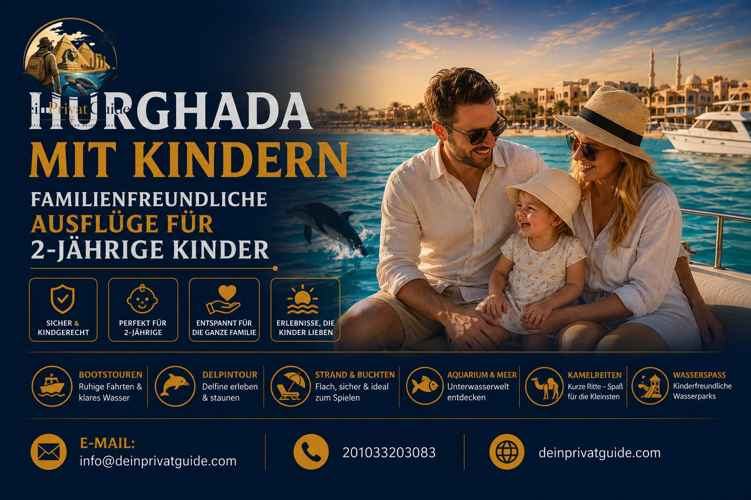 Hurghada mit Kindern | Familienfreundliche Ausflüge für 2-jährige Kinder