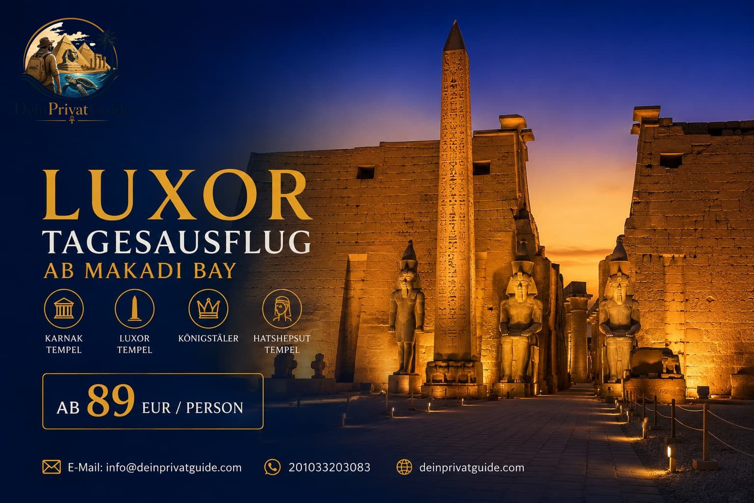 Luxor Tagesausflug ab Makadi Bay