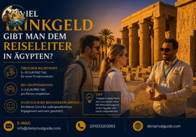 Wieviel Trinkgeld gibt man dem Reiseleiter in Ägypten?
