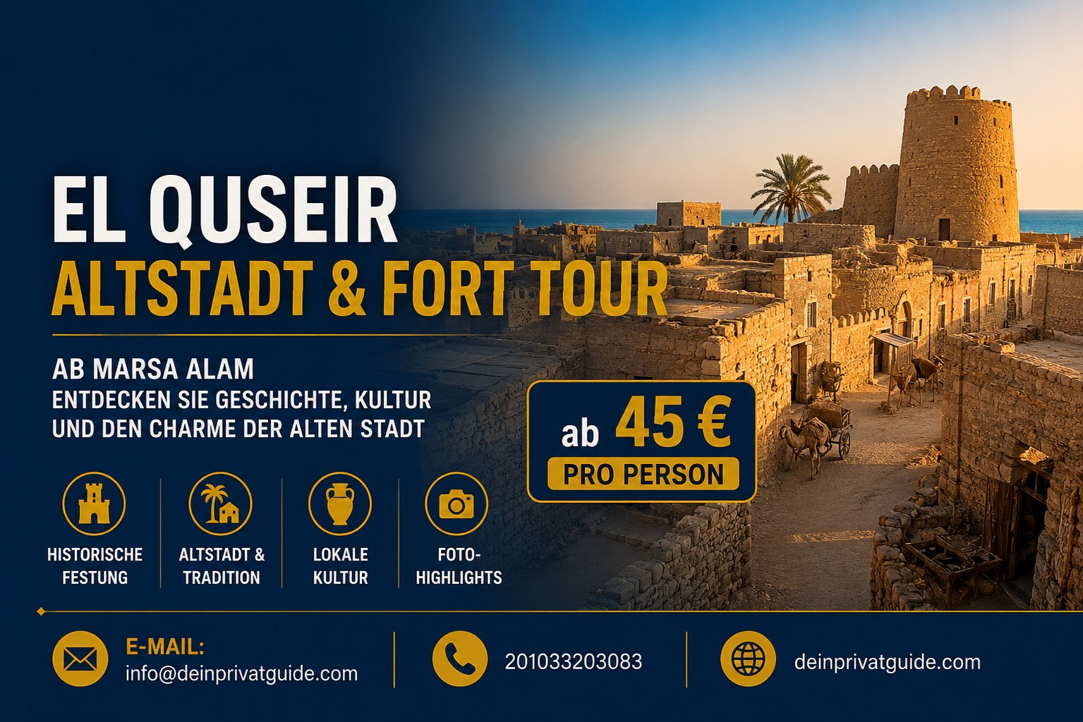 El Quseir Altstadt & Fort Tour ab Marsa Alam