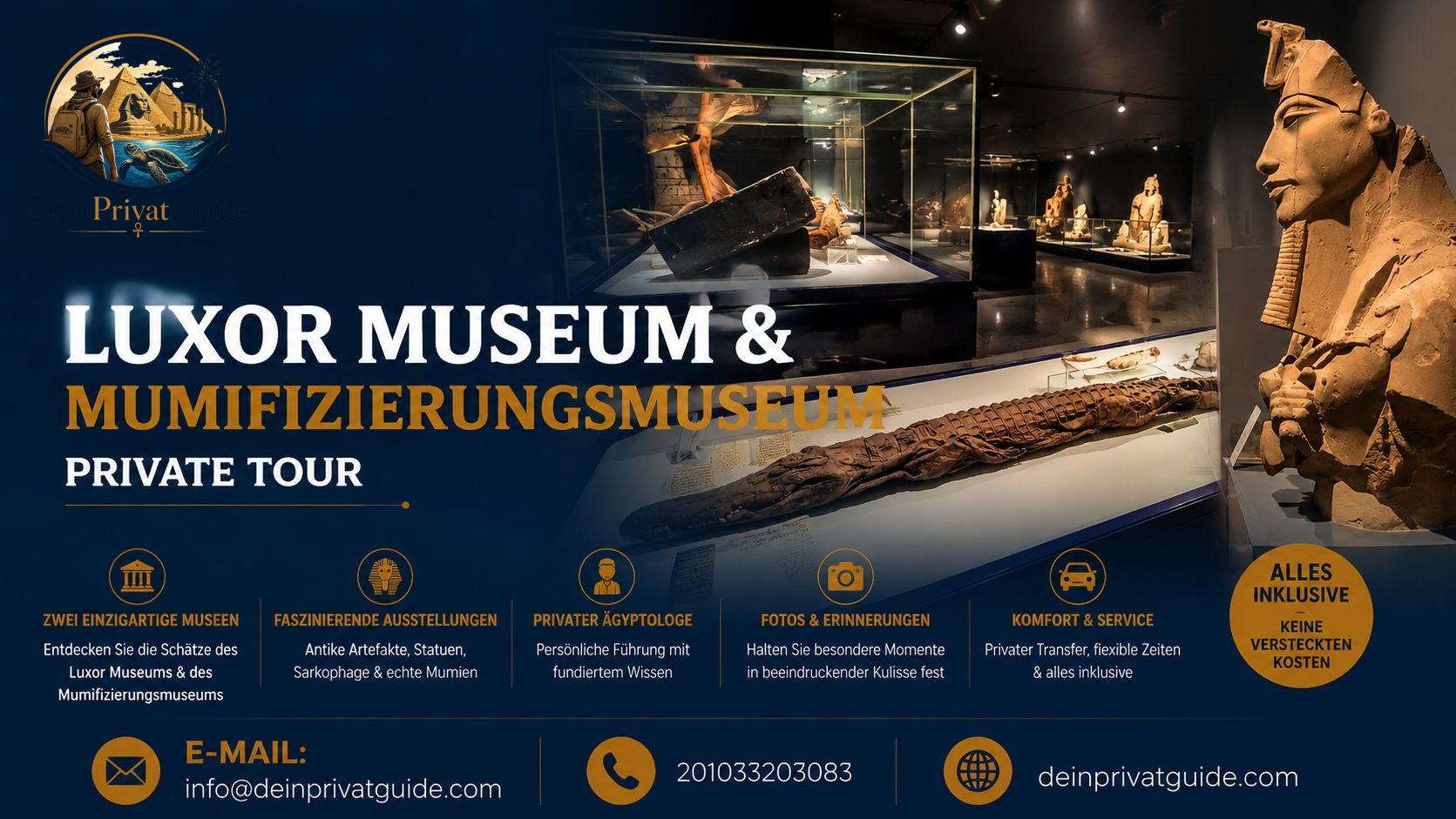 Luxor Museum & Mumifizierungsmuseum | Private Tour